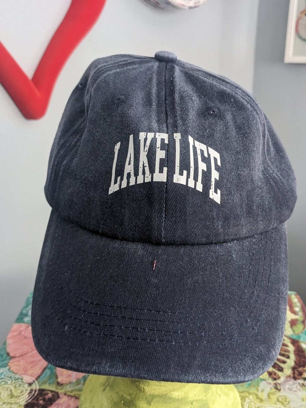 Lake Life Navy Baseball Cap - Men's Casual Hat New